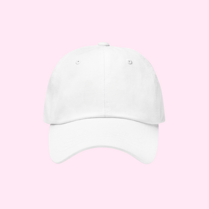 Gorra de tela personalizable con vinil
