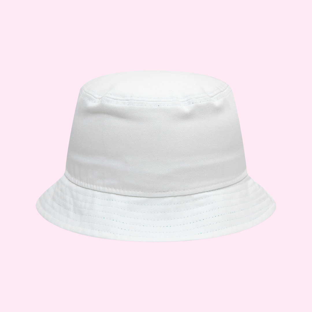 Bucket hat con inicial Varsity bordada