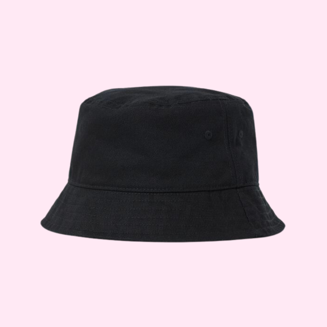 Bucket hat con inicial Varsity bordada