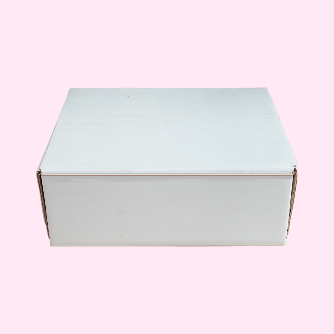 Caja de cartón personalizada con vinil