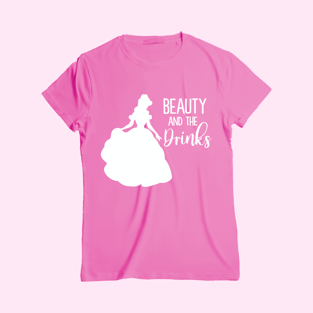 Playera con cuello redondo Princesas Disney