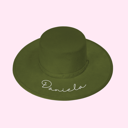 Sombrero cordobés personalizable con vinil