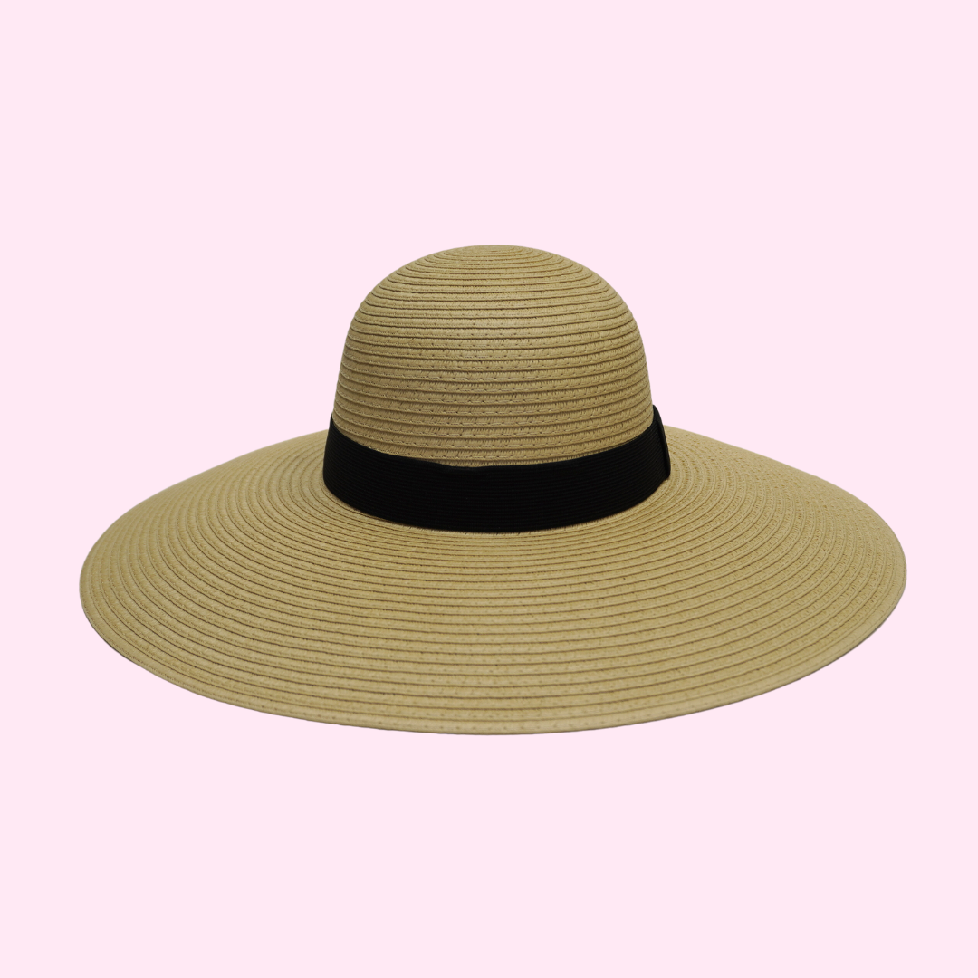 Sombrero playero con vinil