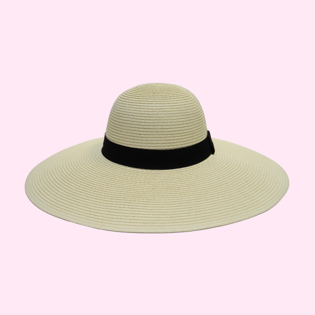 Sombrero playero con vinil